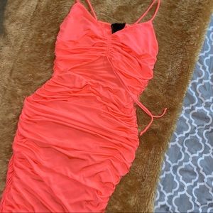 Neon bodycon dress